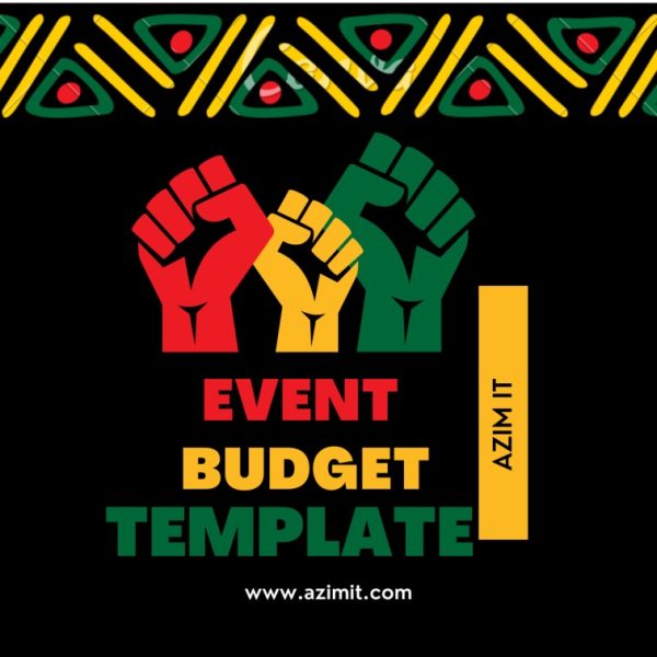 Event Budget Template Azim It